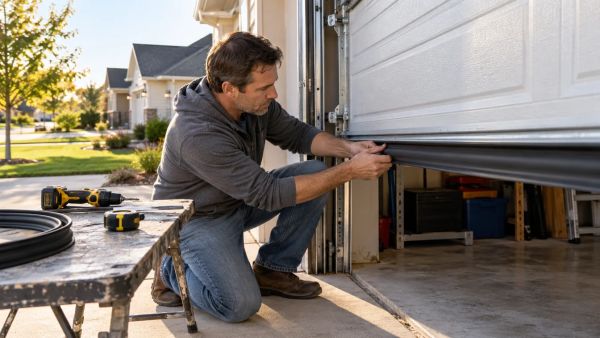 Guide pour bien isoler une porte de garage sectionnelle